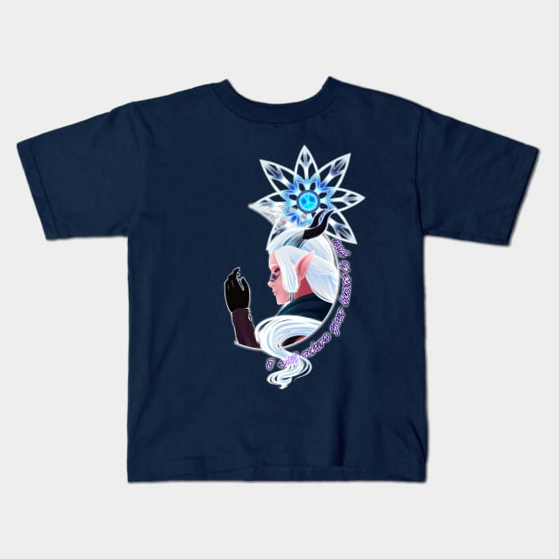 Runaan Half Kids T-Shirt by Anrui